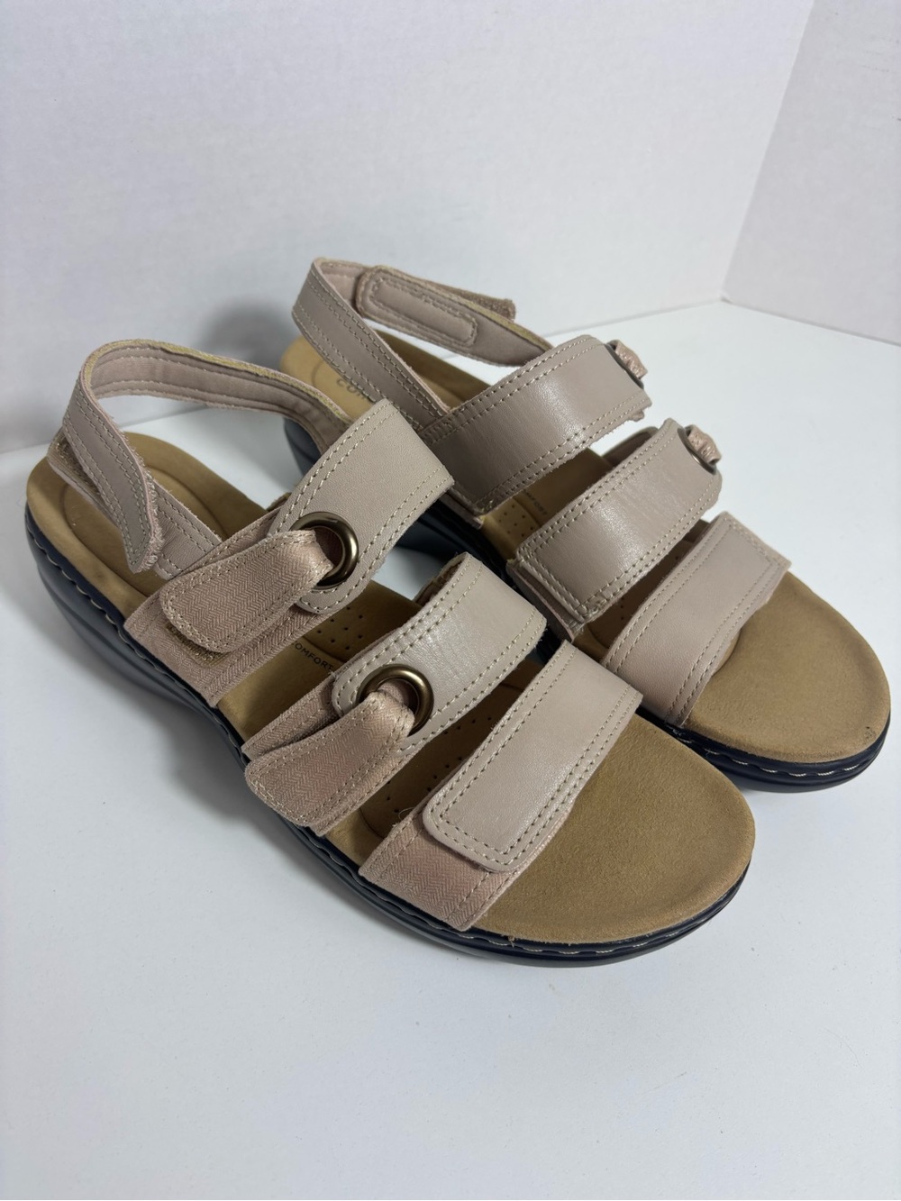 Women’s Comfy Clarks Merliah 2 Bali Sandal Sz 9 Clark Collection
